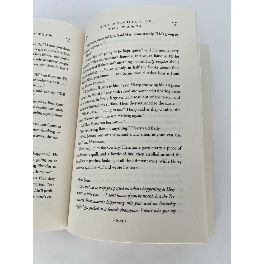 Harry Potter the Goblet of Fire True 1st Edition 1st Print Errors Pages‎ 291 667